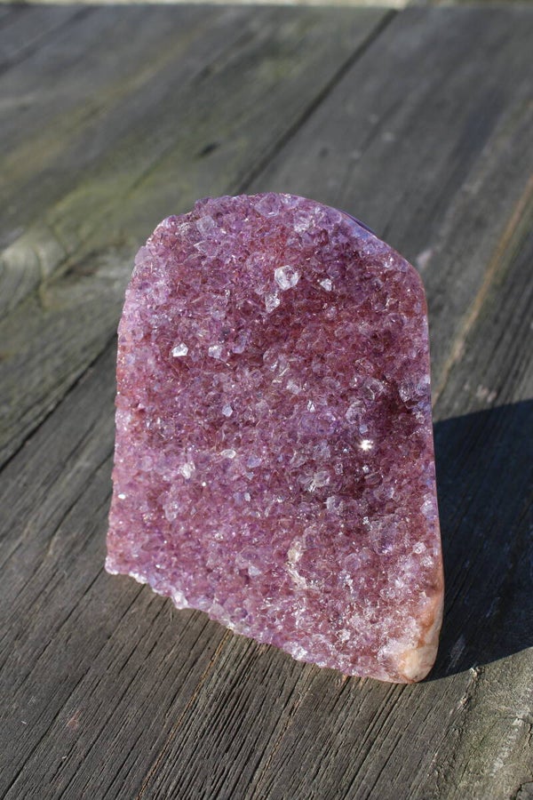 Amethist met geslepen basis #16