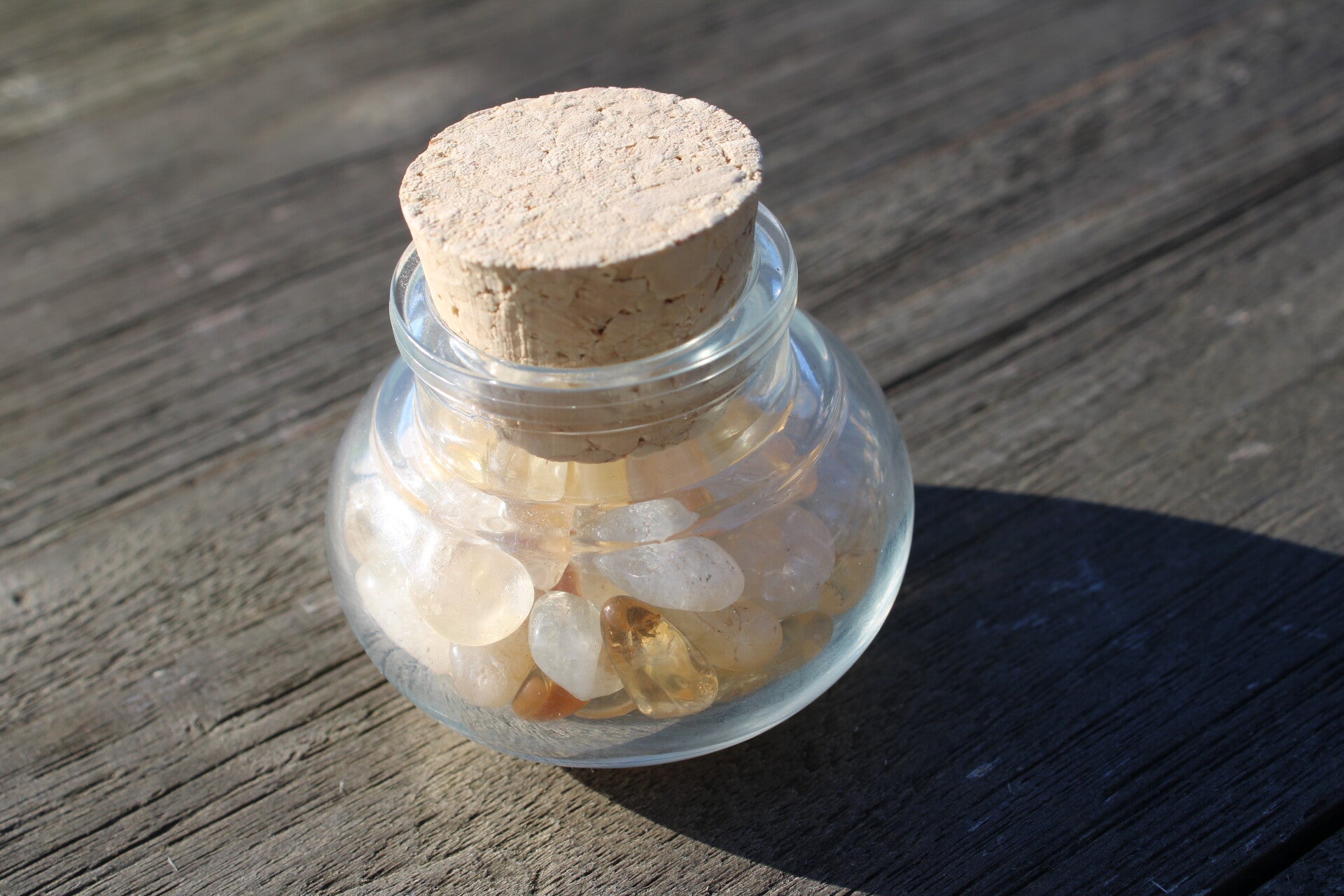 Glazen flesje Citrien