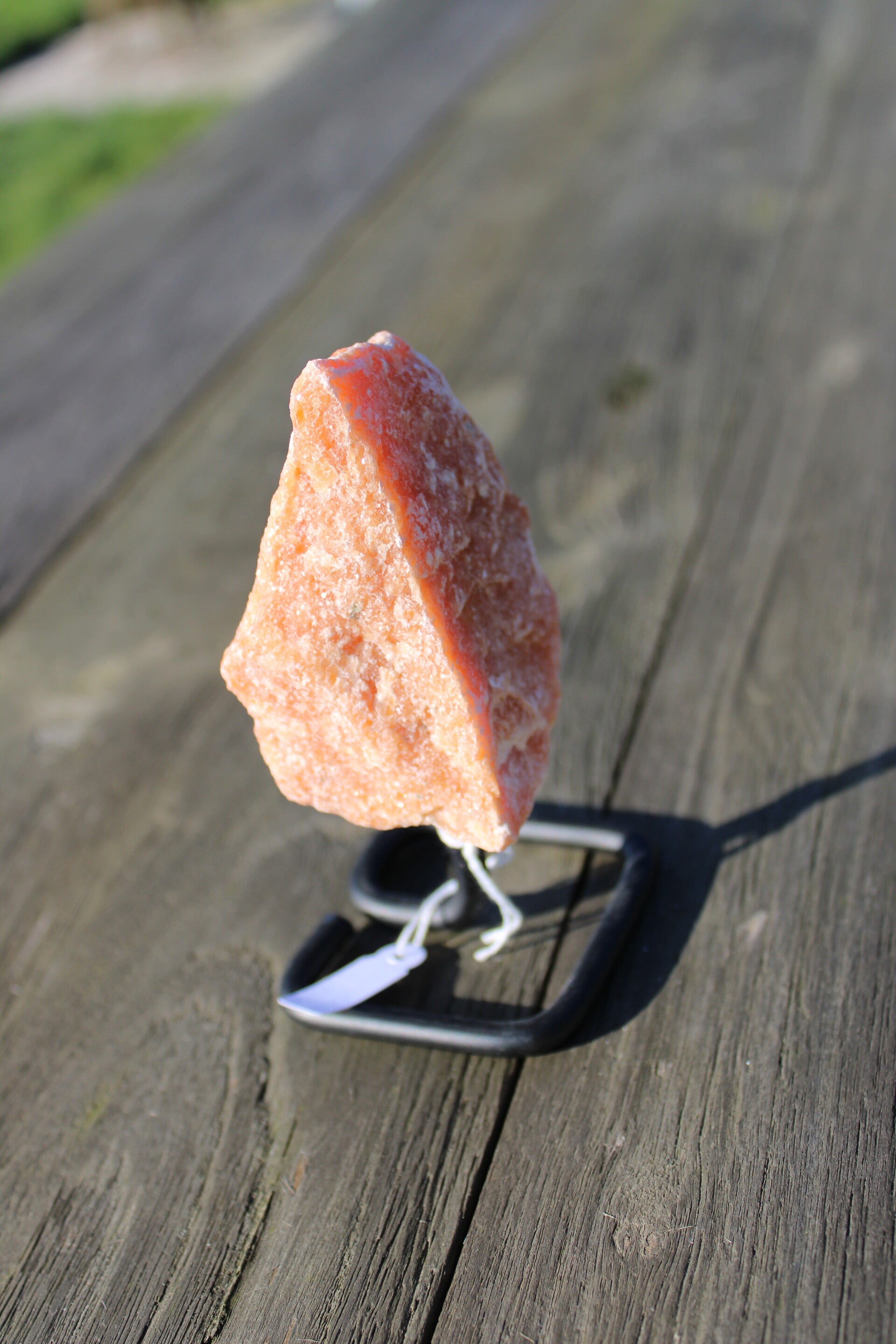 Oranje Calciet ruw op standaard