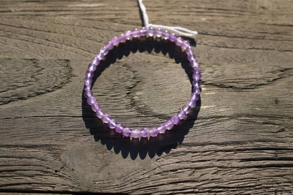 Armband Amethist 4mm #1