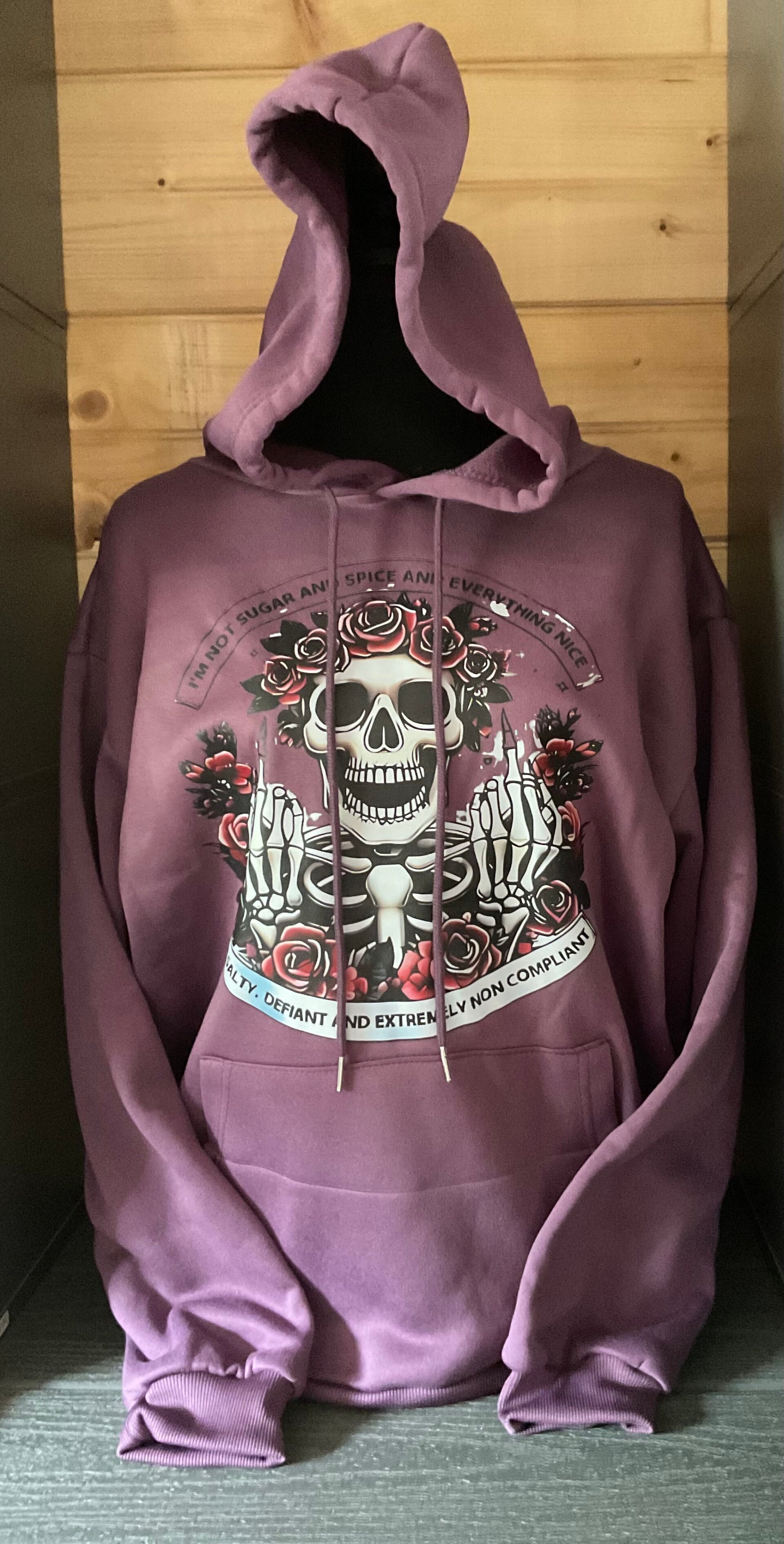 I’M NOT SUGAR AND SPICE ( HOODIE 09)