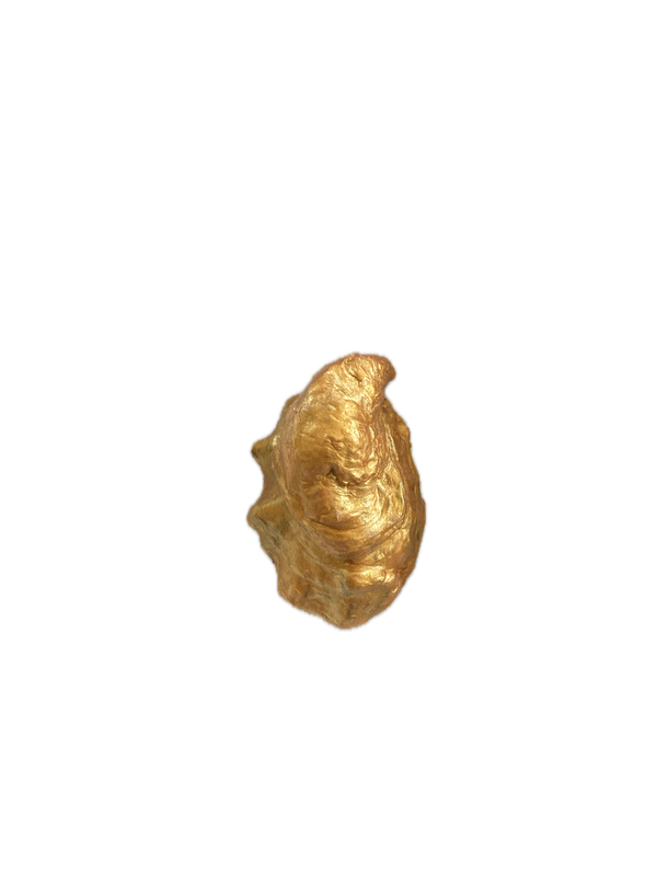 22 krt Gouden oesterschelp 1 st.