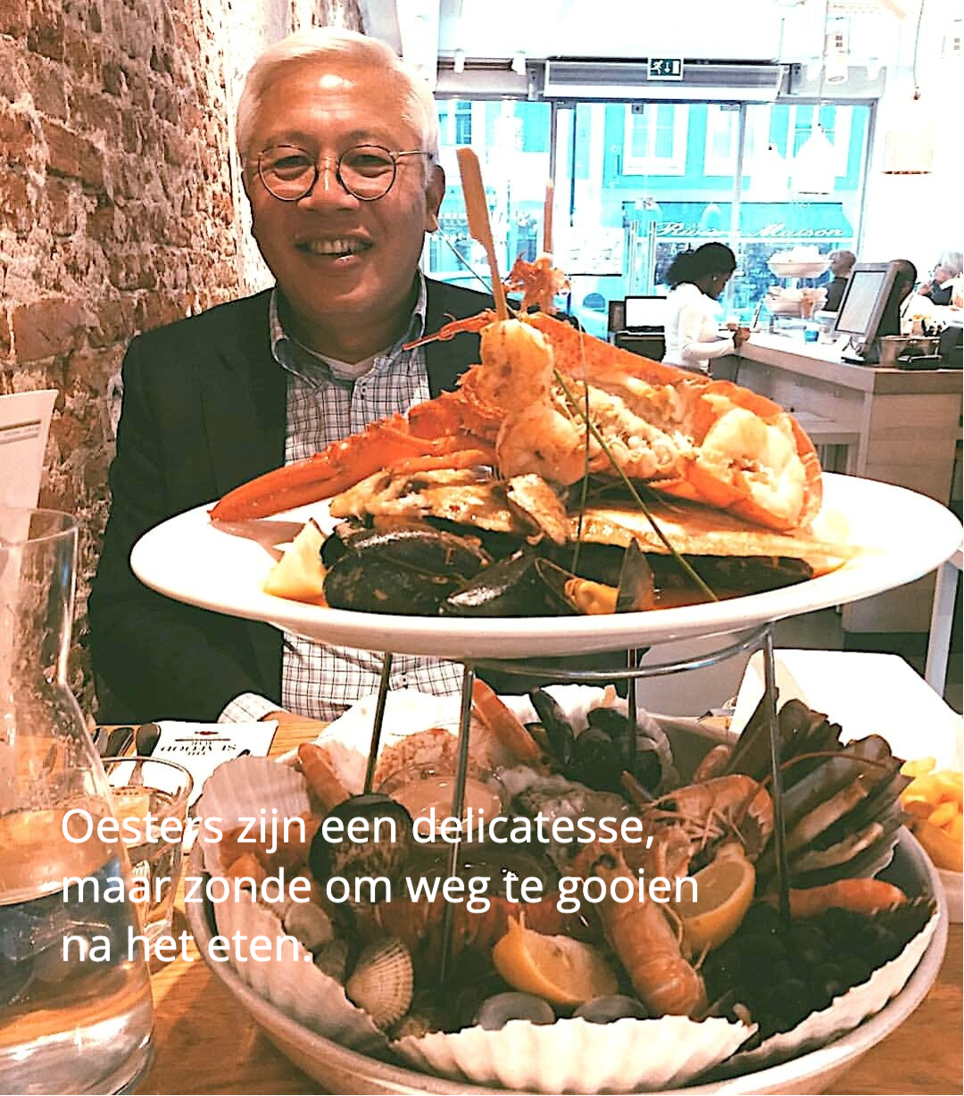 oesters niet weggooien