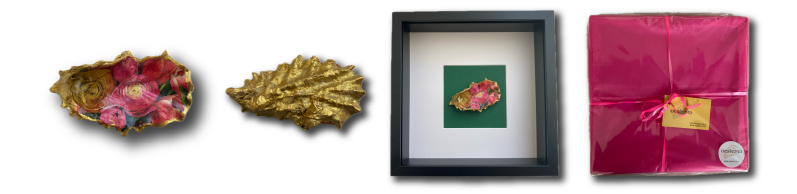 handgedecoreerde oesterschelp