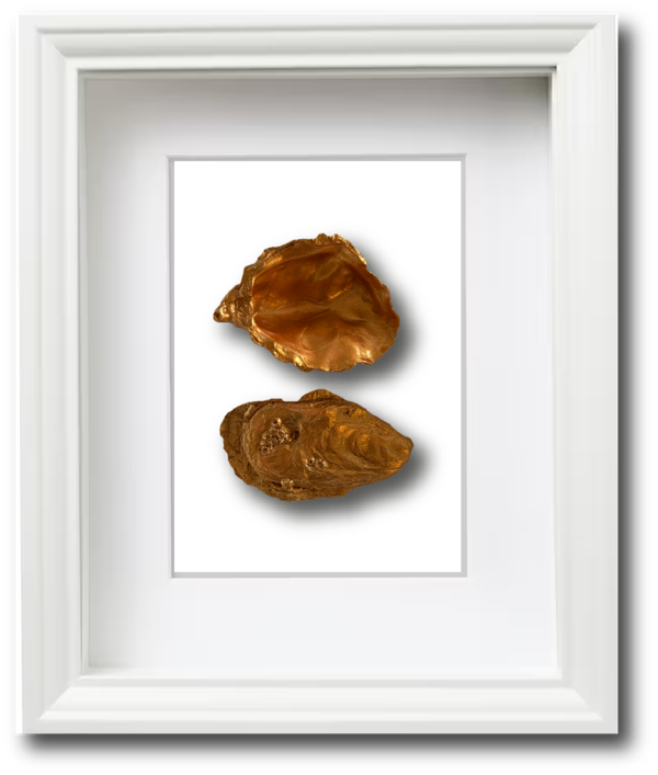 WITTE LIJST WIT DUBBELE GOUDEN OESTER HOL/PLAT