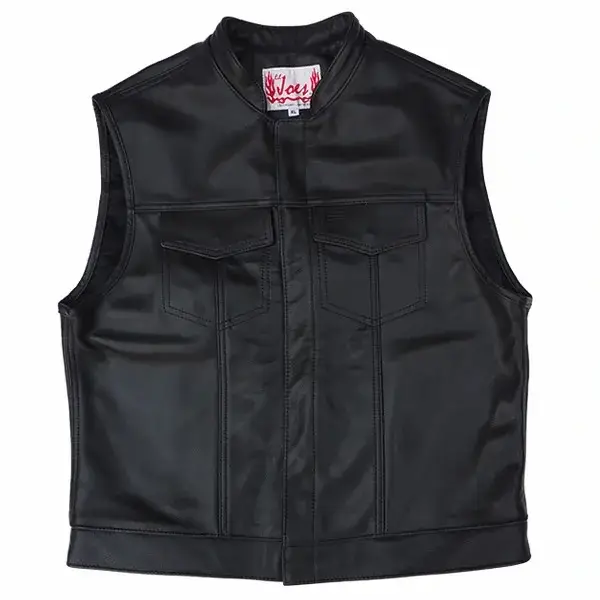 IO／Vest of spitz SOA VEST WITH HIDDEN ZIPPER | Lil Joes Legendary Leathers