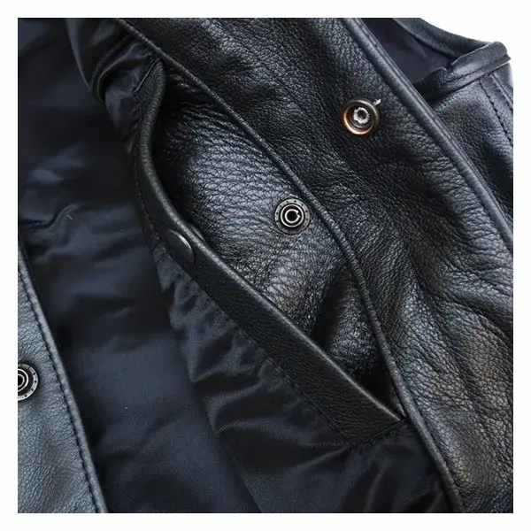 IO／Vest of spitz SOA VEST WITH HIDDEN ZIPPER | Lil Joes Legendary Leathers