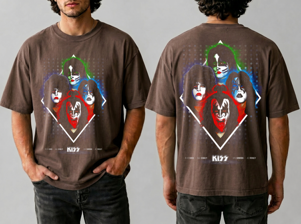 DTF - Kiss Faces (Halftone)