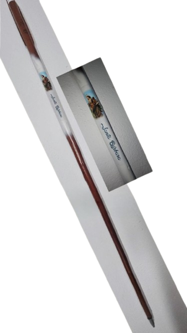 Bastón peregrino Santa Bárbara