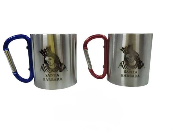 Taza metálica Santa Bárbara