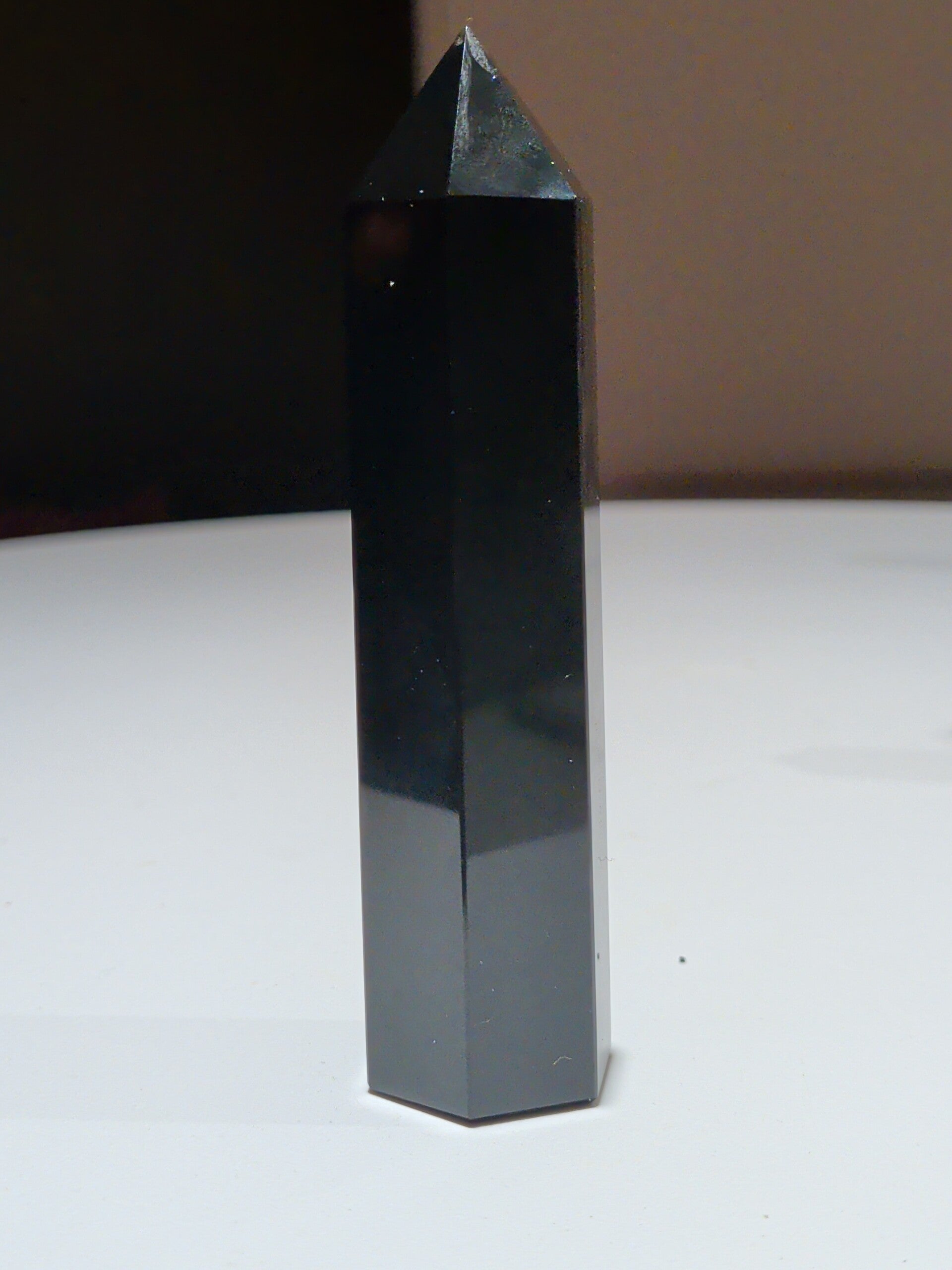 Zwarte Obsidiaan Torens 9,5cm