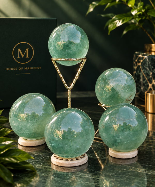 Groene Fluoriet bollen