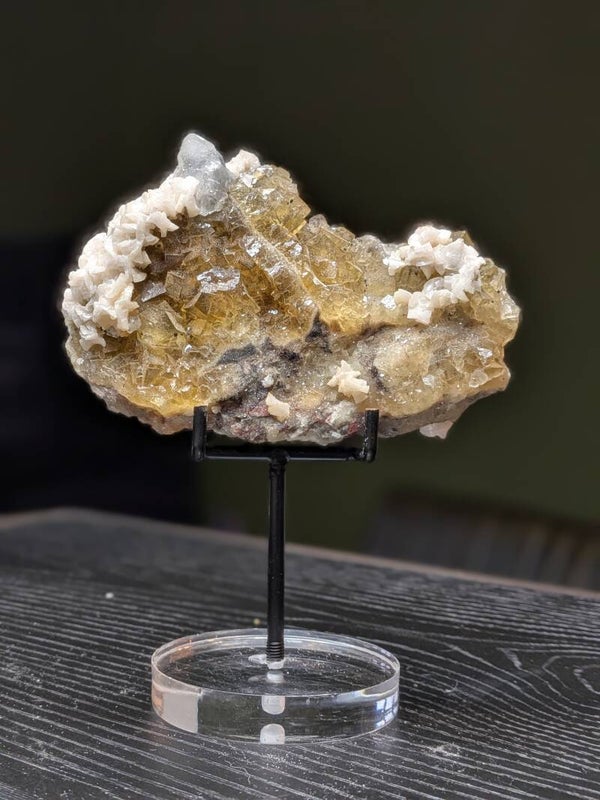 Fluoriet met calciet