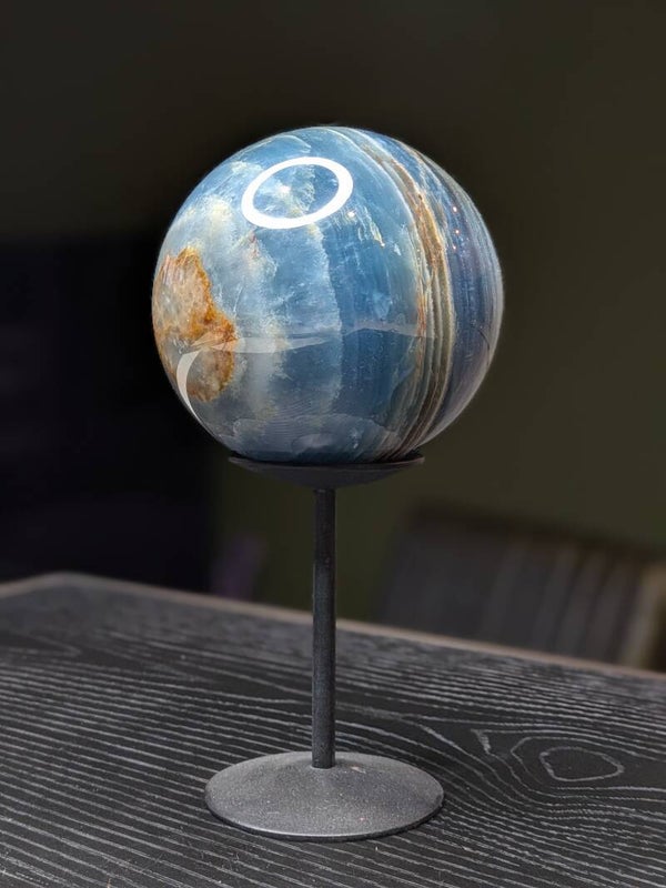 Blauwe Onyx bol 1.15KG