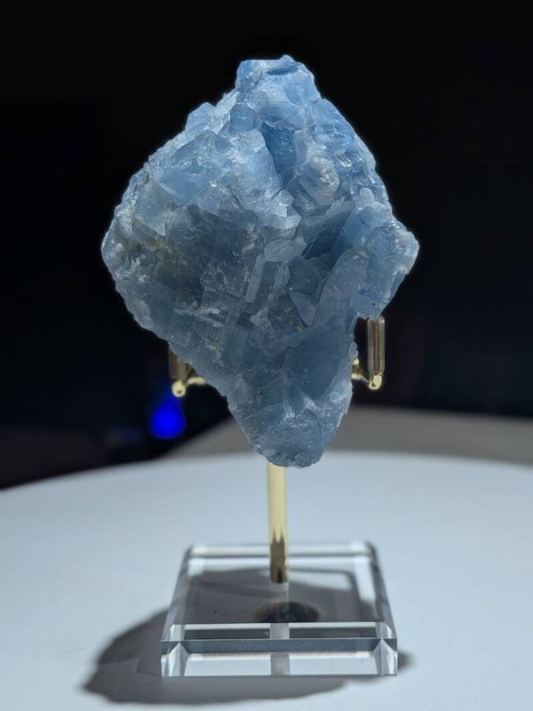 Blauwe Calciet met Epidoot 12*9*7