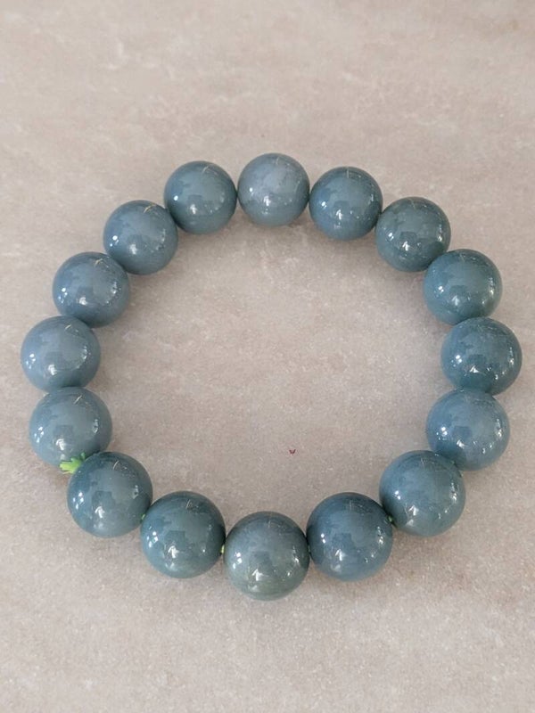 Blue water jade 12MM