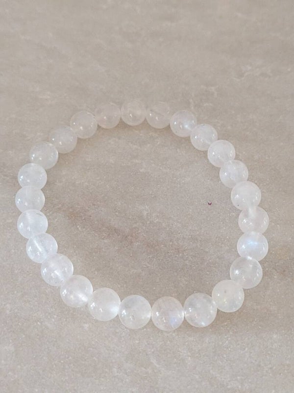 Maansteen armband 7Mm