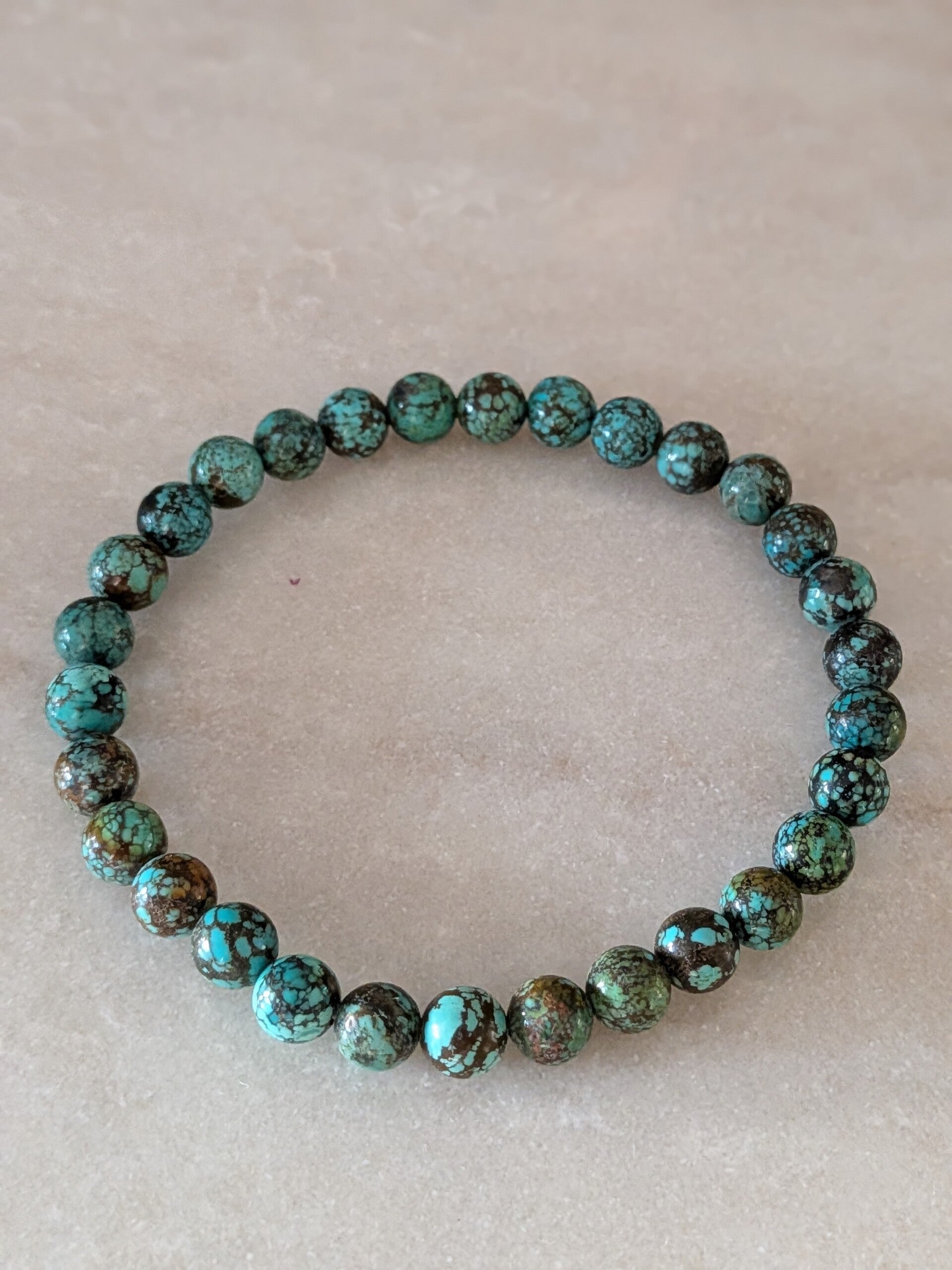 Turkoois armband 7mm