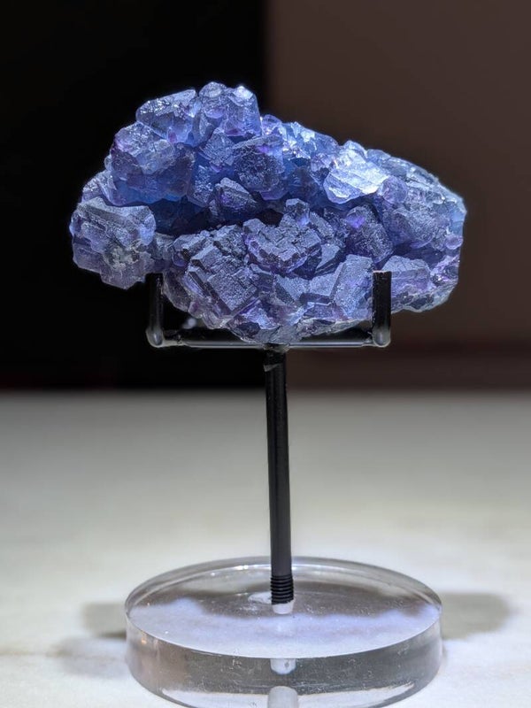 Blauwe fluoriet ruw