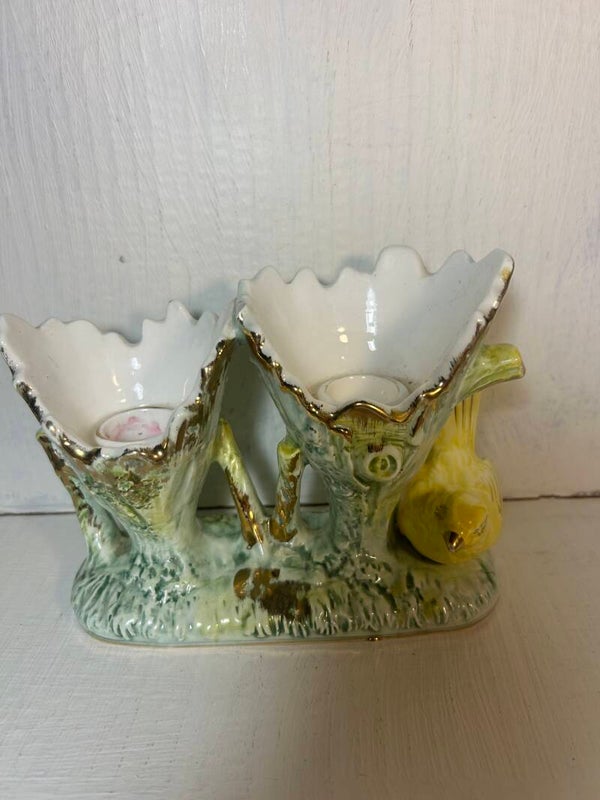 Vintage Bird Candleholder
