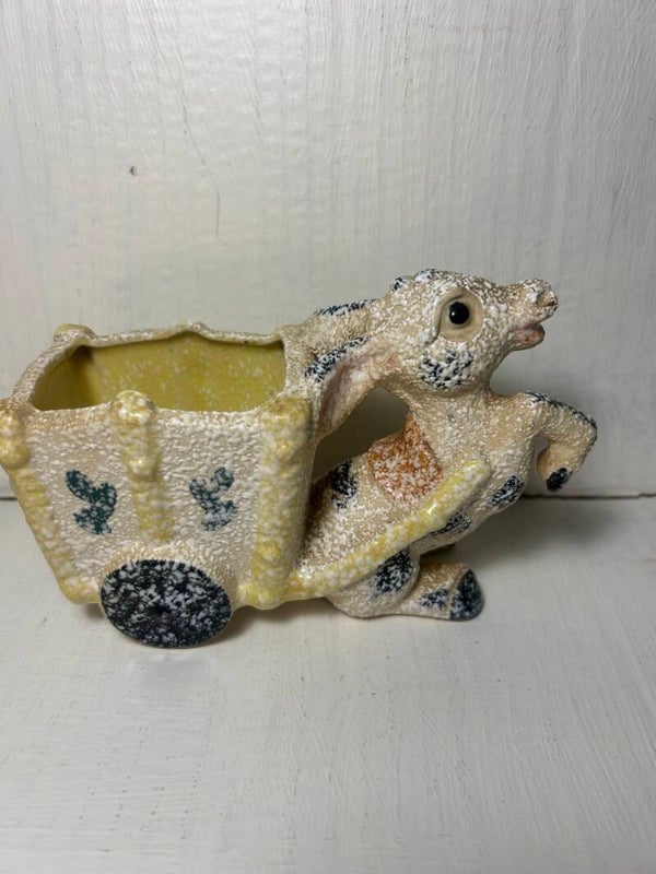 Vintage MCM Donkey and Cart