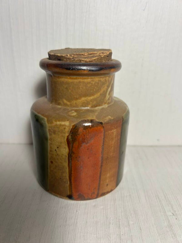Retro Stoneware Storage Container