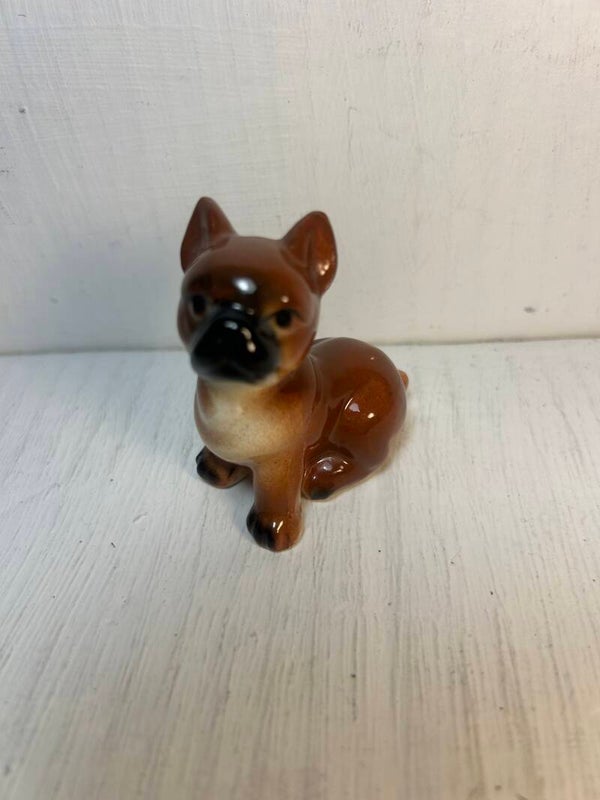 Small Vintage Pottery Dog