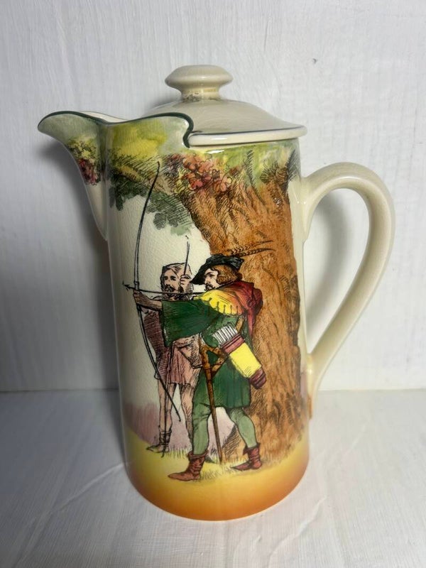 Robin Hood, Under the Greenwood Tree Coffee Pot, Series Ware by Royal Doulton
