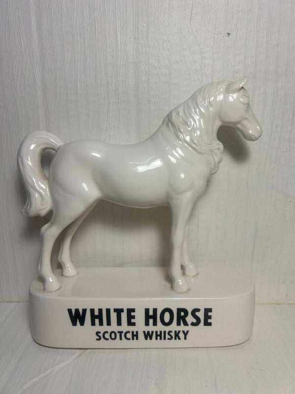 Vintage White Horse Scotch Whiskey Advertising Mascot
