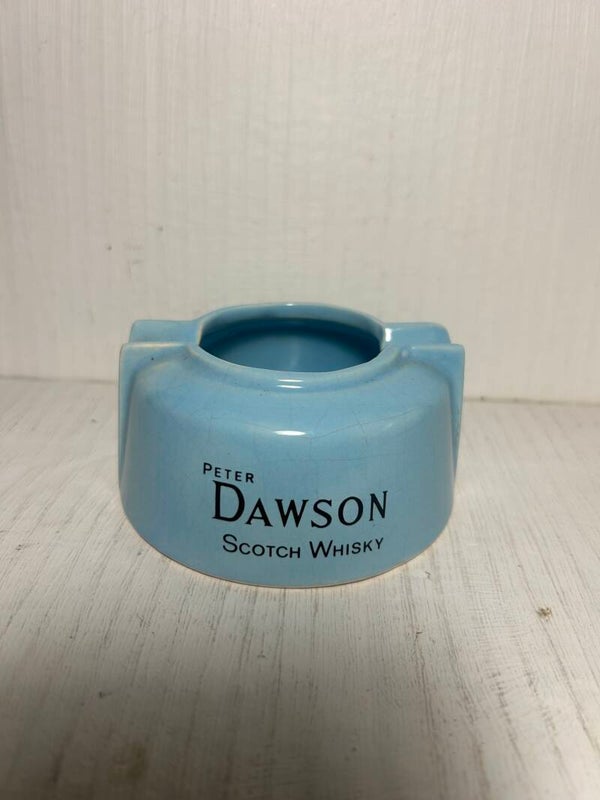 Vintage Peter Dawson Scotch Whisky Ashtray