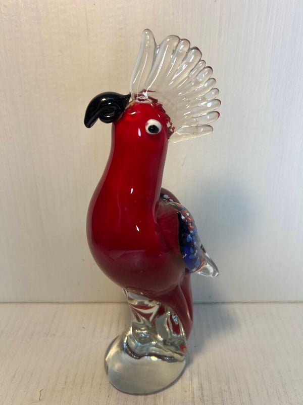 Art Glass Parrot