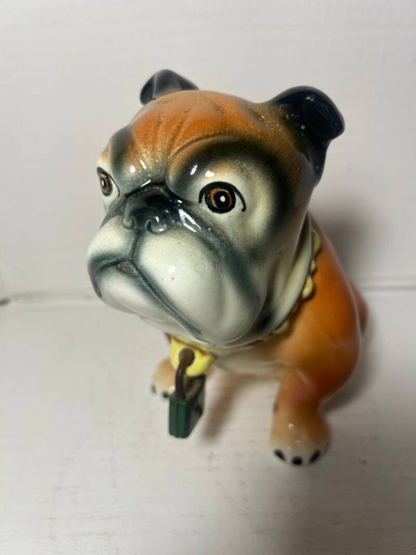 Vintage Ceramic Bulldog Money Box