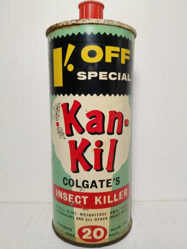 Vintage Kan Kil Colgate's insect killer.