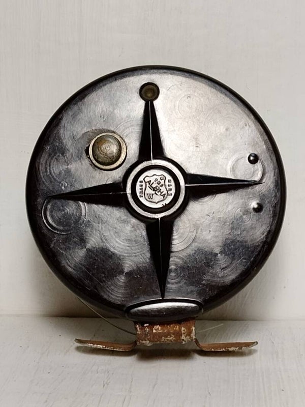 Alpha bakelite fishing reel.