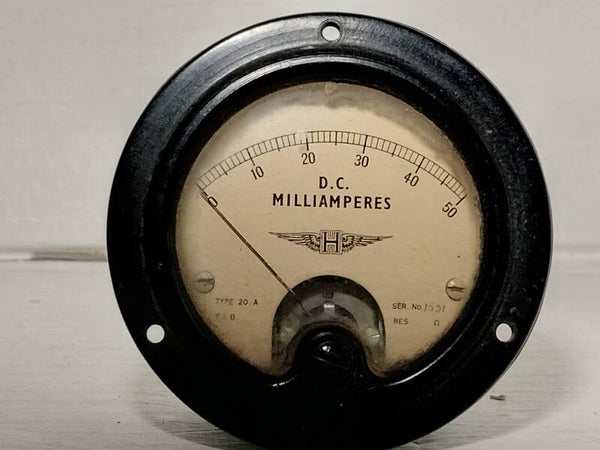 MCM Bakelite Milliampere Gauge
