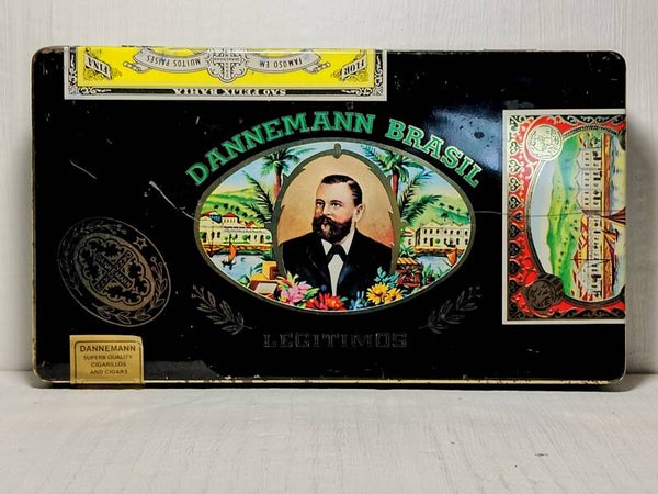 Vintage Brazilian cigar tin.