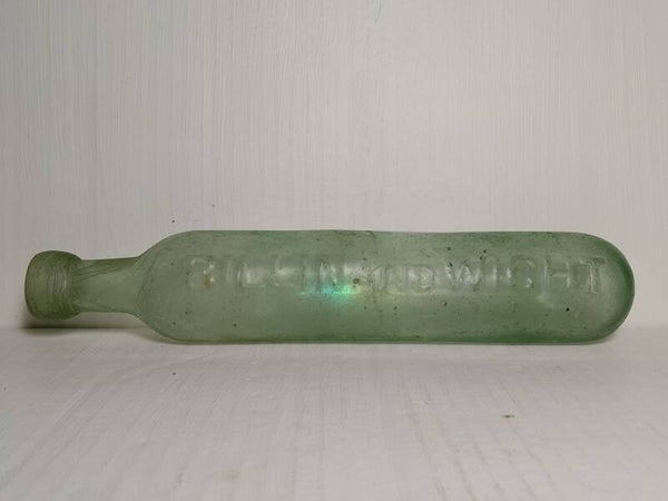 Antique Billin and White Round End Bottle