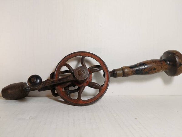 Old hand drill.