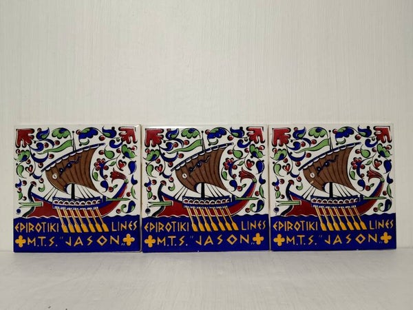 Mid Century Tourist Tiles by Icaros.