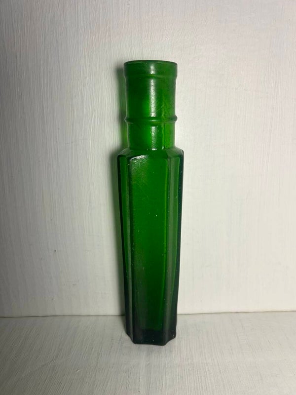 Vintage green bottle