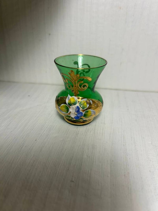 Enameled Vase Made in Italy