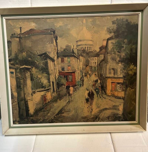 Rue Norvins-Montmarte by Francois Claver