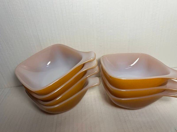 Set of Seven Retro Ramekins by Pyrex