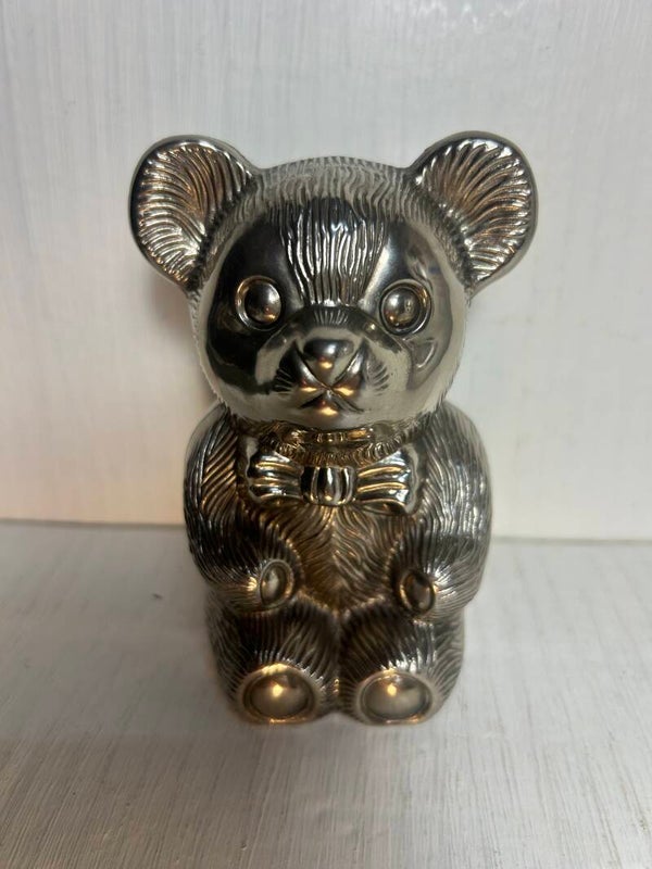 Metal Teddy Moneybox