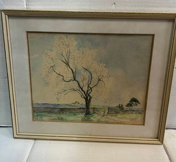 Watercolour on paper by E.S.Gill