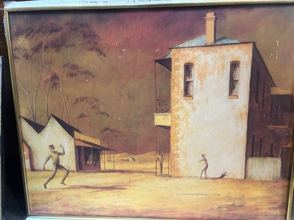 The Cricketers by Russel Drysdale