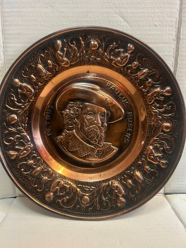 Brass Wall Plate of Petrus Paulus Rubens
