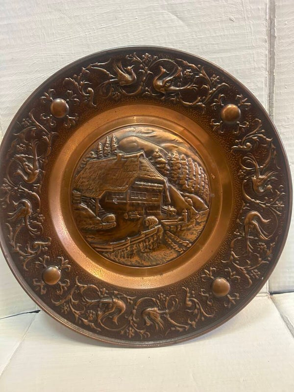 Brass Wall Plate of a Chalet