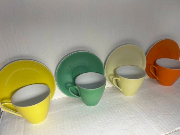 Retro Cups and Saucers