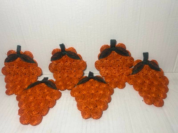 Vintage Retro Homemade Grape Coaster Set